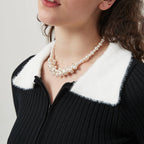 AWE Luxury Flower Pearl Necklace