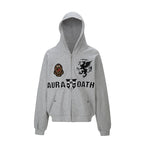 F2CE Embroidery Patch Zip Up Hoodie