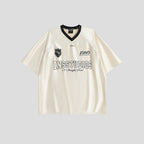 INSstudios Lace Letters Logo Soccer Jersey