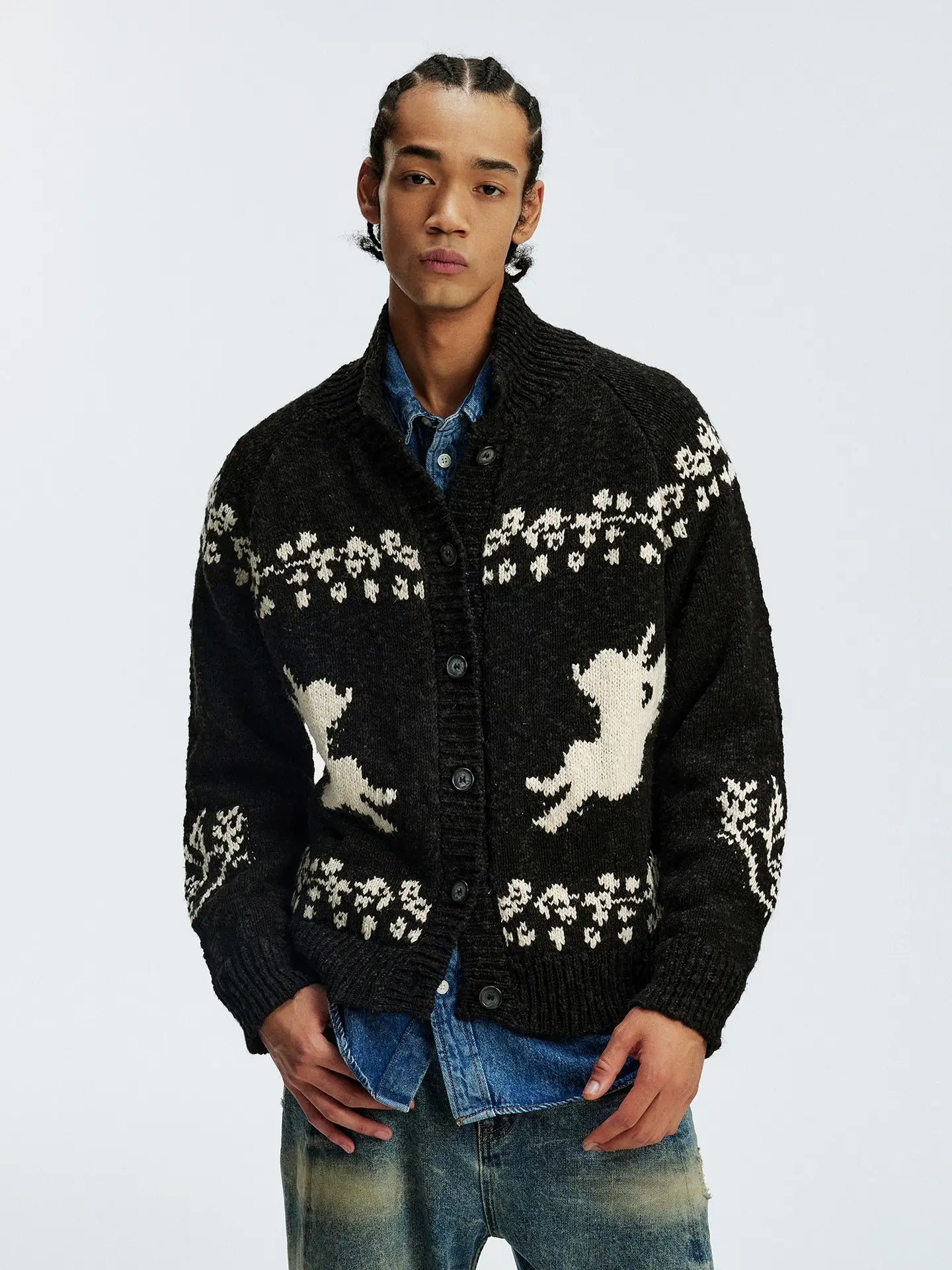 MEDM Angel Cowichan Knit Cardigan