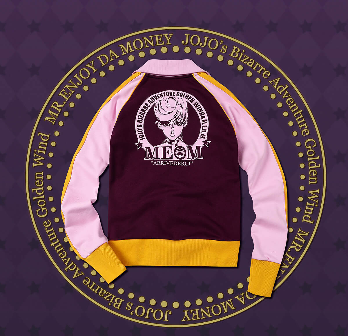 MEDM × JOJO Color Block High Neck Track Jacket