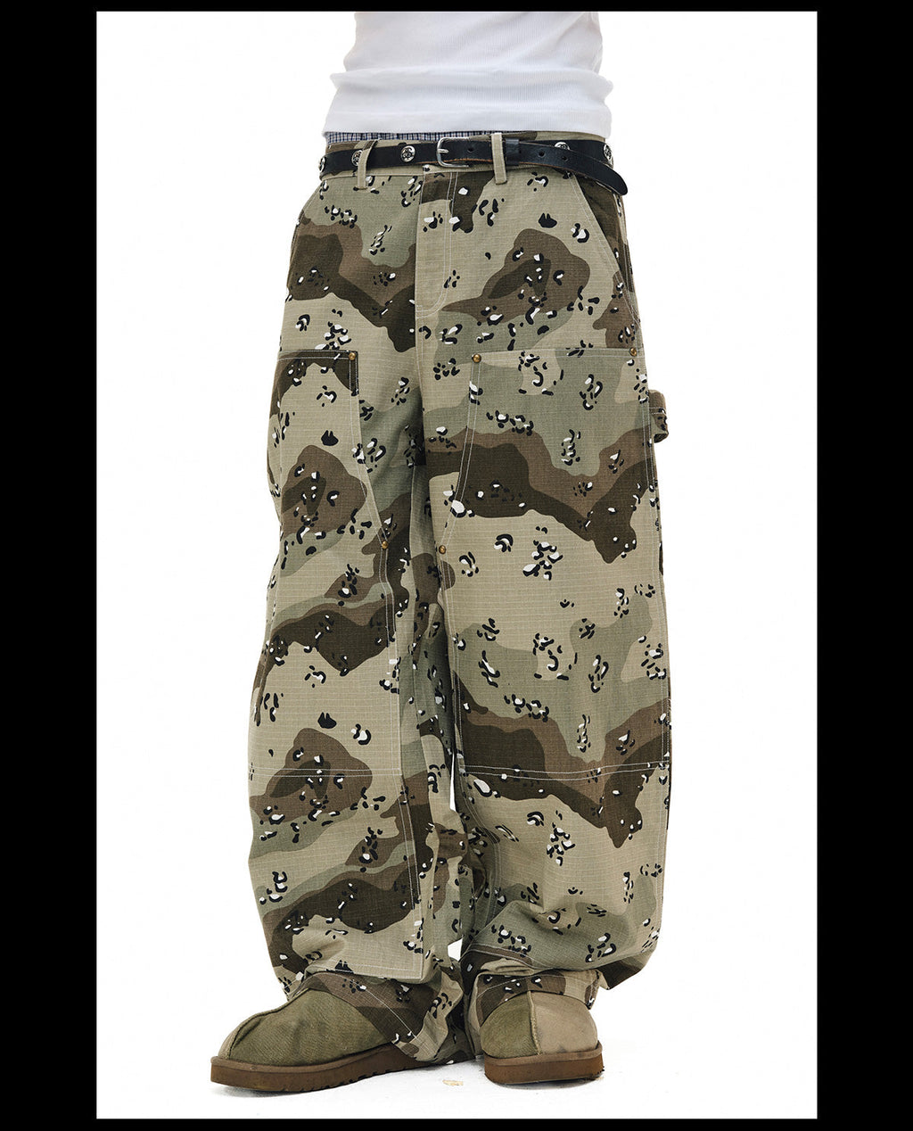 NOVACAM Desert Camouflage Double Knee Work Pants