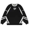 Harsh and Cruel Contrast Racing Knitted Sweater