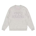 EMPTY REFERENCE Gray Hole Logo Knit Sweater