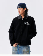 MEDM Turquoise Metal Patch Detroit Jacket