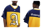 F3F Select Big Letter A Color Block Mesh Short Sleeve Jersey