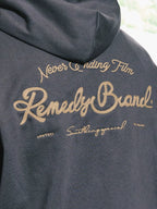 Remedy Metal Wax Seal Chain Embroidered Hoodie