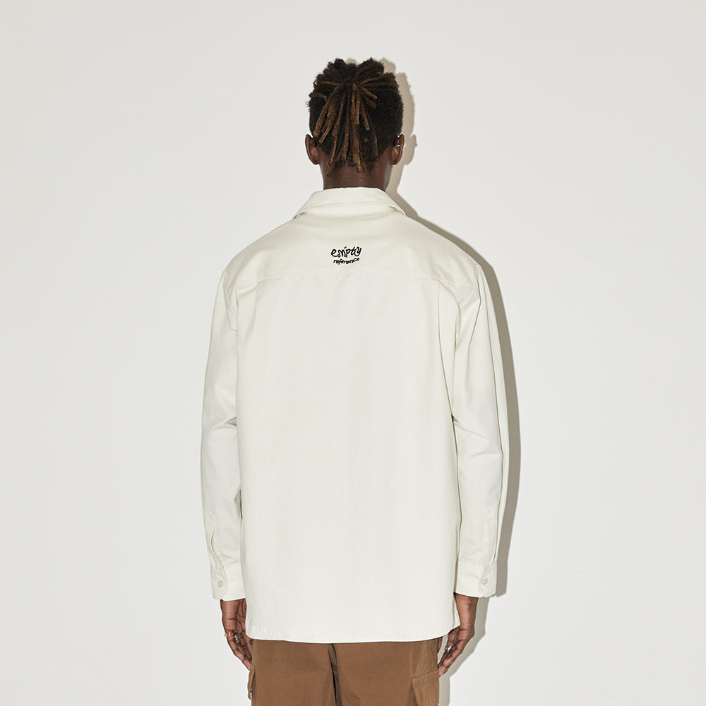 EMPTY REFERENCE Night Rose Print Long Sleeved Shirt