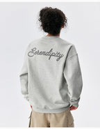 MEDM Logo Embroidered Basic Sweatshirt