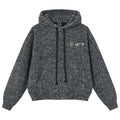 MEDM Gradient Embroidery Sherpa Fleece Hoodie