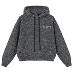 MEDM Gradient Embroidery Sherpa Fleece Hoodie