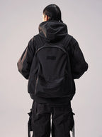 Remedy Backpack Design Hooded Windbreaker Jacket