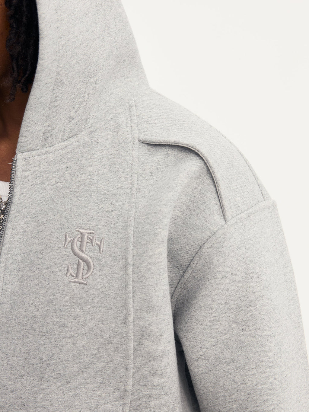 Small Town Kid 3D Logo Function Zip-Up Hoodie