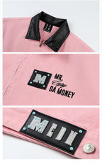 MEDM Turquoise Metal Patch Detroit Jacket
