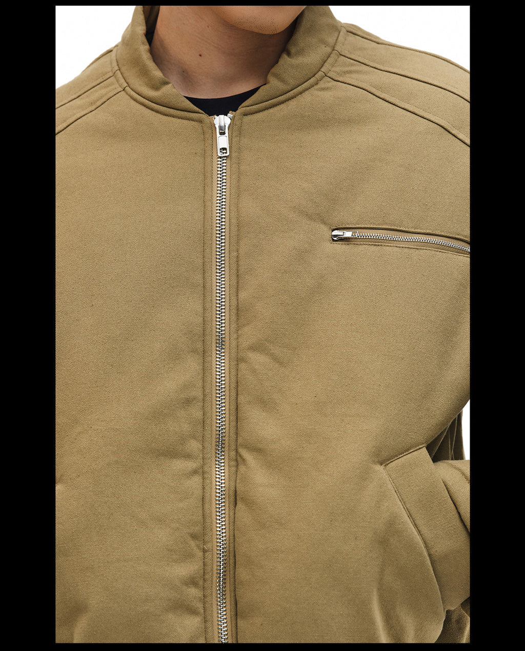 NOVACAM Canvas Puffer Short Work Jacket