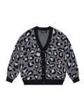 VOTE Leopard Knitted Cardigan