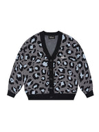 VOTE Leopard Knitted Cardigan