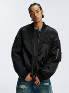 MEDM 3D Rose Foam MA-1 Bomber Jacket