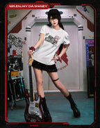 MEDM x EVA NEVER END Cute Character Music Note Graphic Tee