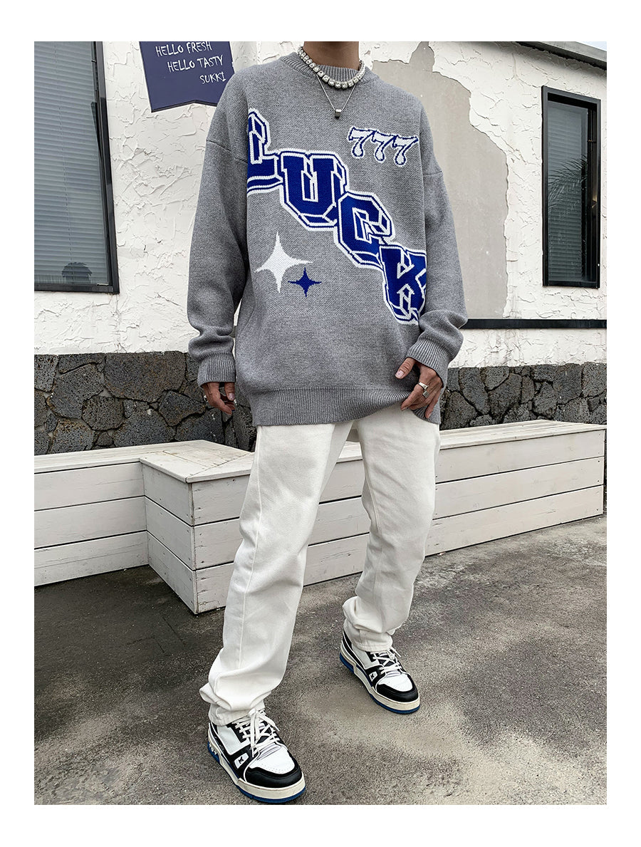 Luck 777 Knit Sweater