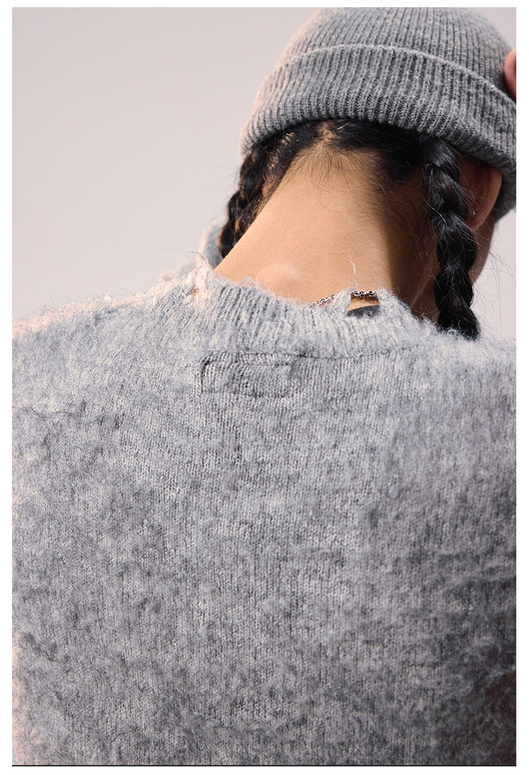 Remedy Distressed Knit Cardigan