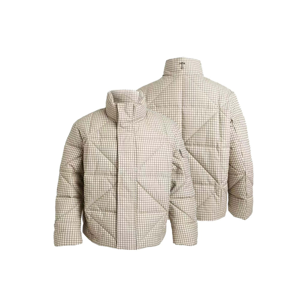 STEEPC Plaid Diamond Quilted Padded Jacket
