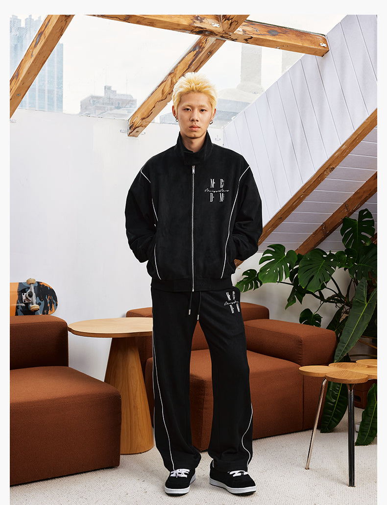 MEDM Suede Track Pants