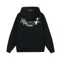 Harsh and Cruel Floral Wreath Embroidered Botanical Hoodie
