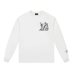 MEDM Big M Butterfly Vine Embroidered Long Sleeve Tee