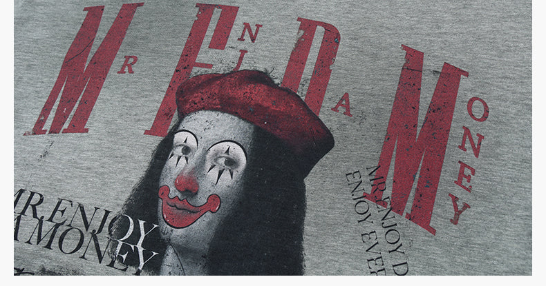 MEDM Clown Oil Painting Long Sleeve Tee