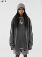 JHYQ Washed Old Long Sleeved Tee