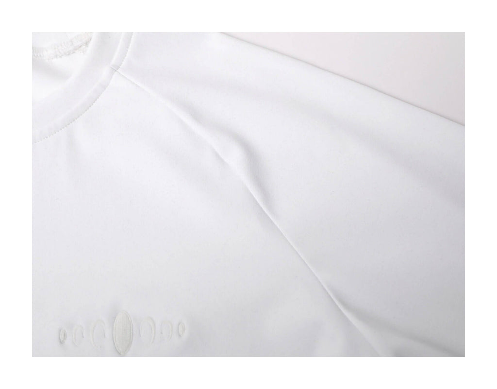 KARMANISTIC Quick Dry Stretch Fit Logo Embroidered Workout Long Sleeve Tee