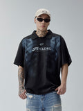F2CE Washed X-ray Skeleton Print Polo