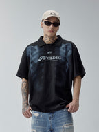F2CE Washed X-ray Skeleton Print Polo