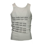 TGFCLUB 223 Print Stretch Waffle Tank Top