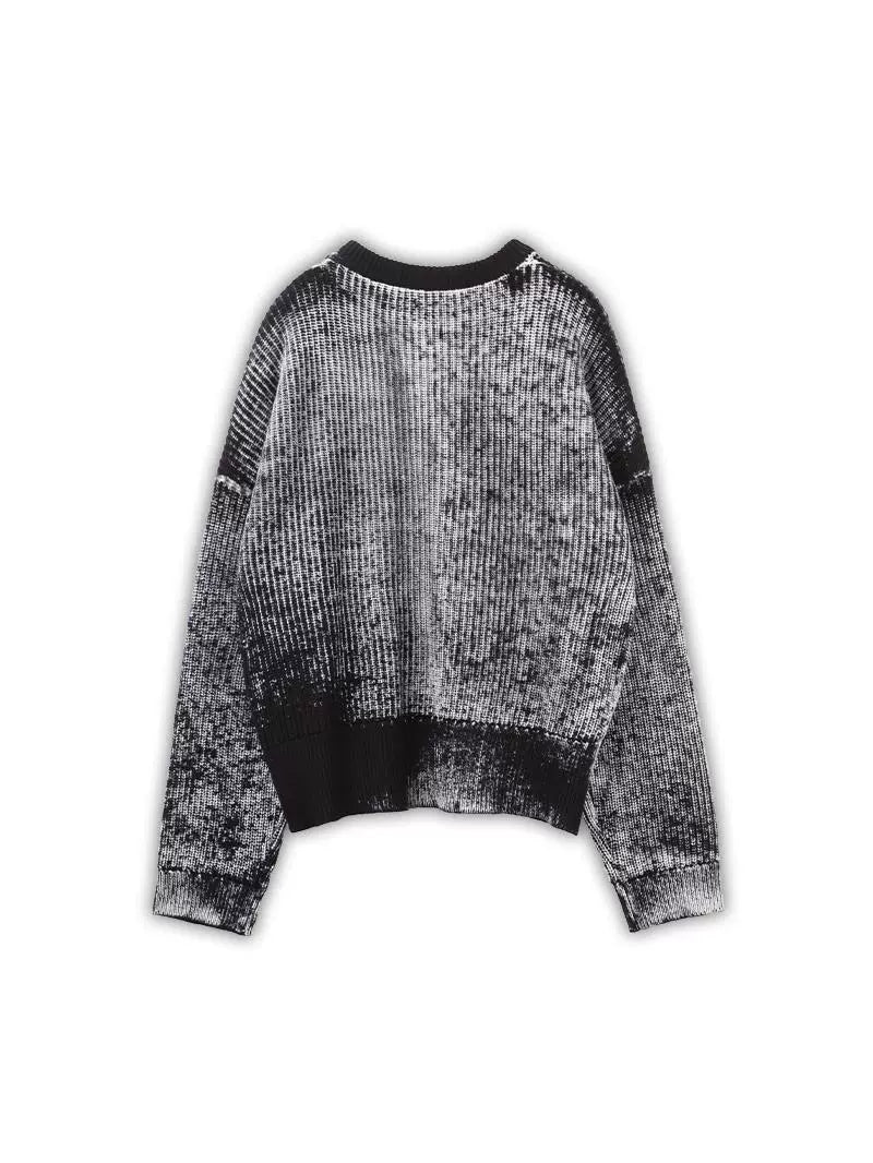 SOD Co. Rock Reverse Printed Knit Sweater