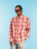 1807 Plaid Faded Long Sleeve Shirt