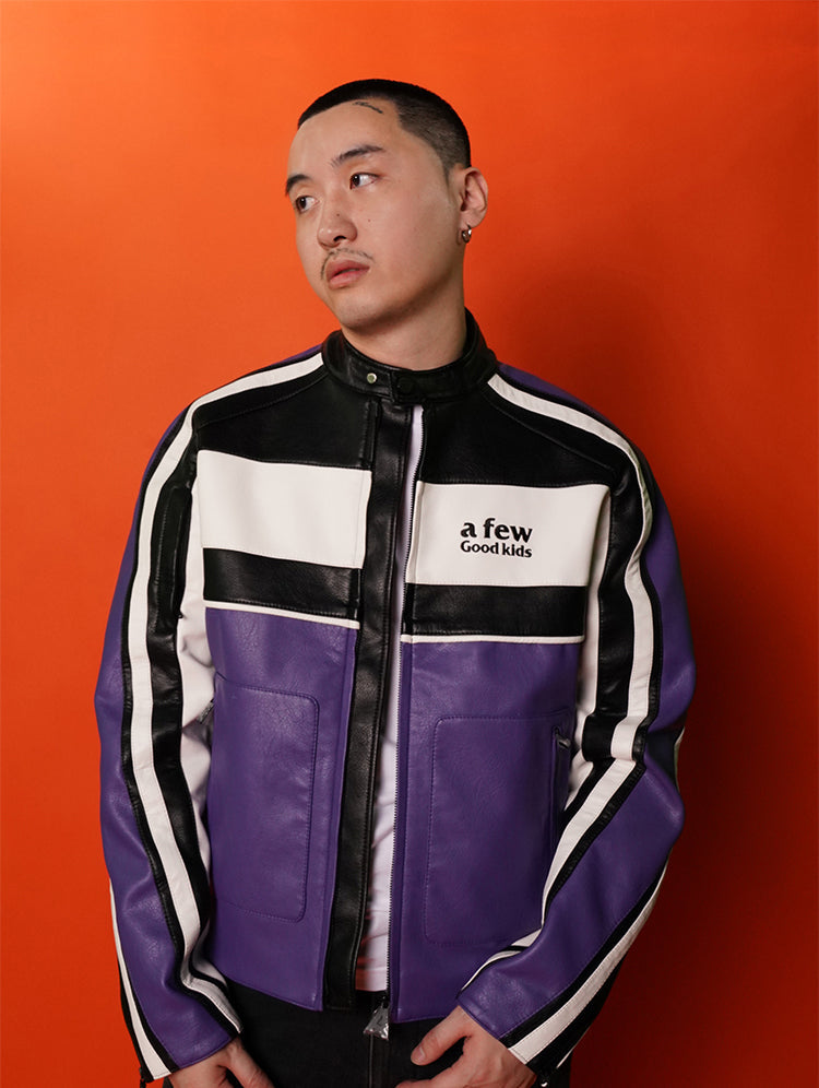 A Few Good Kids Moto Jacket / Biker Racing Jacket