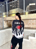 CHILLLIFE Logo Flame Long Sleeved Jersey