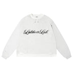 Labt Vintage Print Layered Sweatshirt