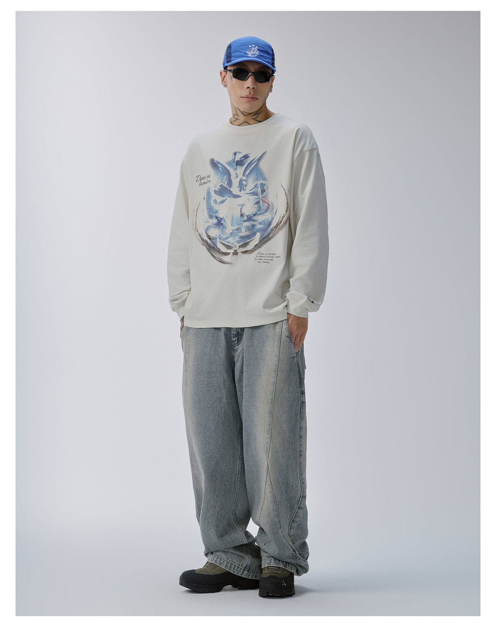 F2CE Vintage Print Long Sleeve Tee