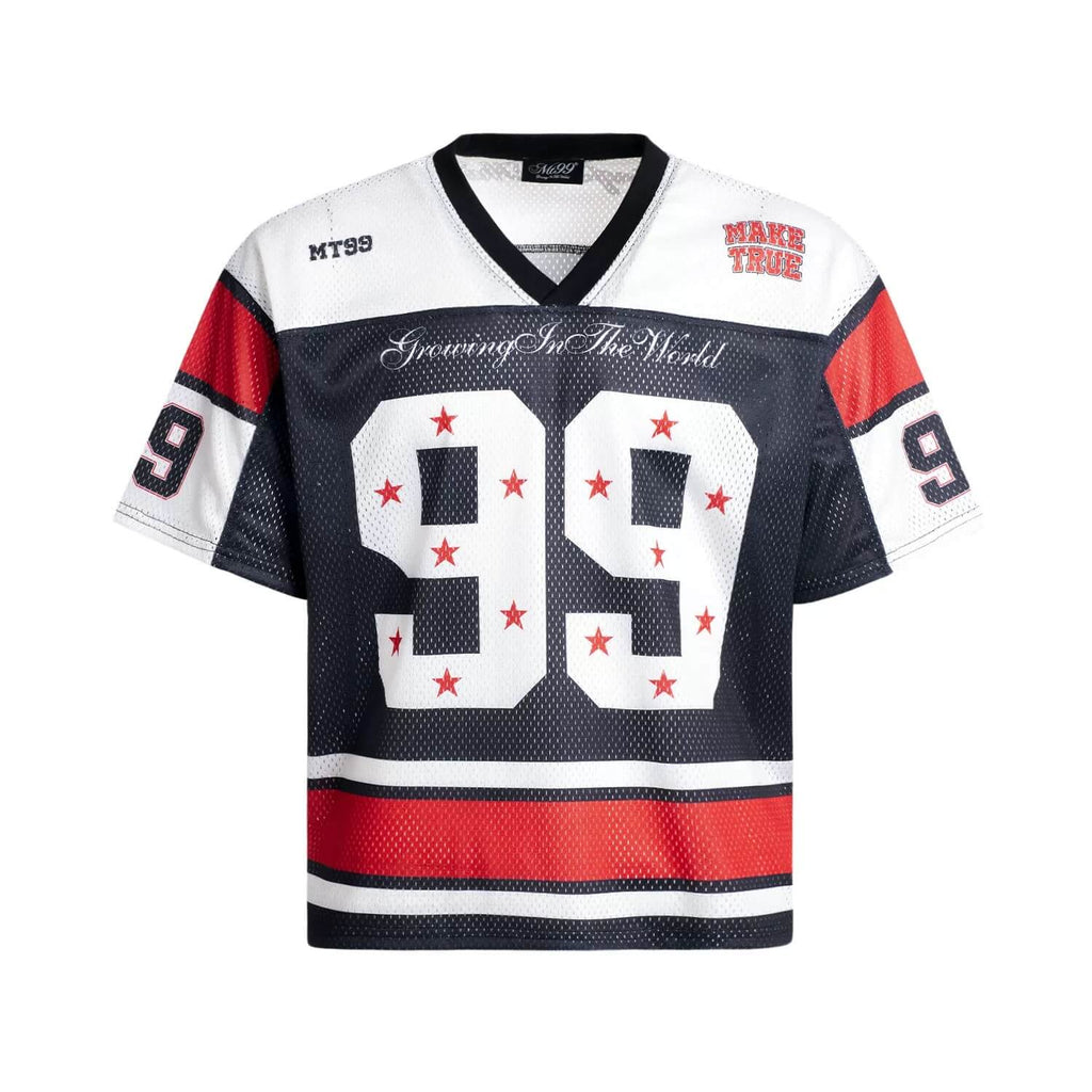 F3F Select Star 99 Numbering Color Block Mesh Short Sleeve Jersey