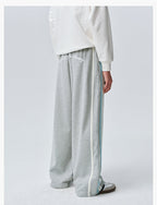 MEDM Side Stripe Four-Bar Drawstring Baggy Sweatpants