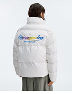 MEDM Gradient Embroidered Puffer Jacket
