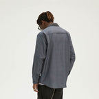 EMPTY REFERENCE Flower Shadow Print Long Sleeve Shirt