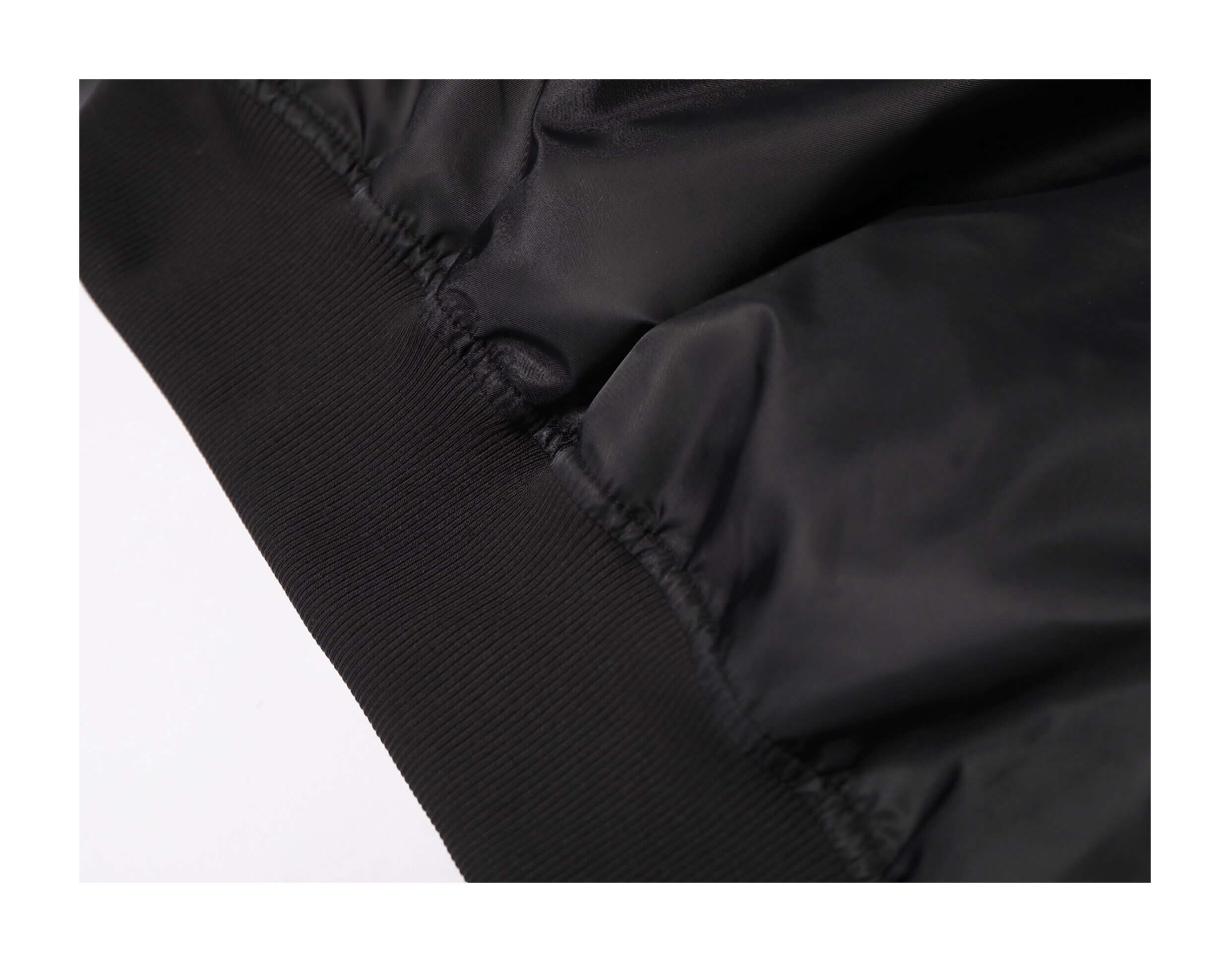 KARMANISTIC Embroidered Hooded Puffer Bomber Jacket