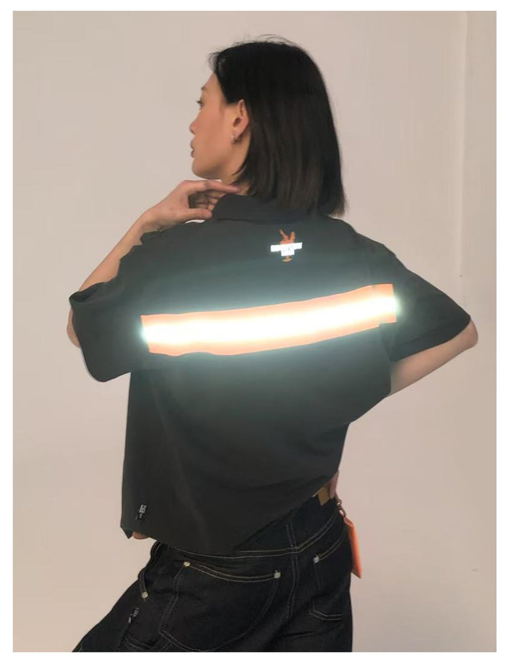 Remedy Cocktail Glass Girl Embroidery Polo Shirt
