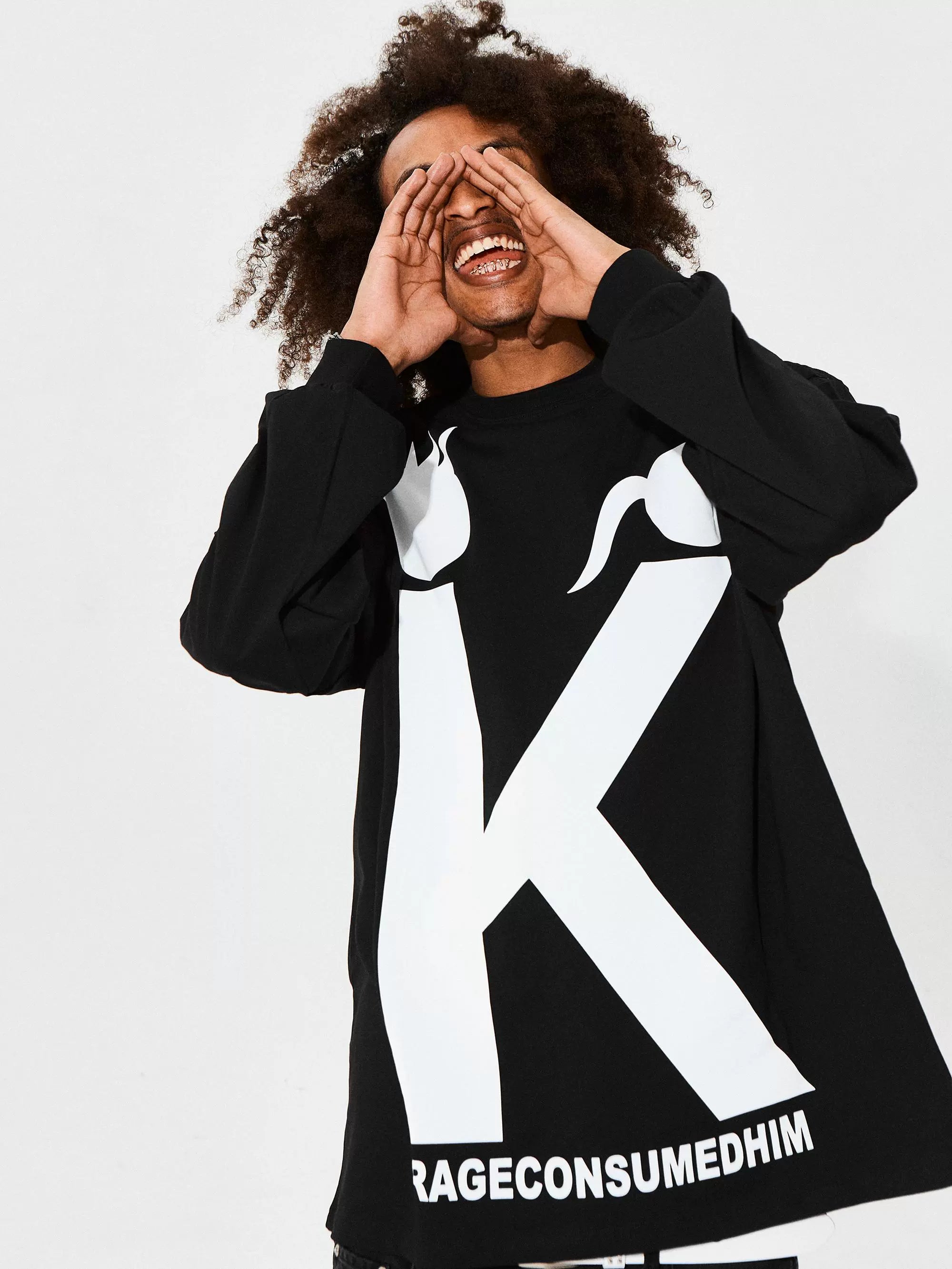 KARMANISTIC Big K Logo Long Sleeve Tee