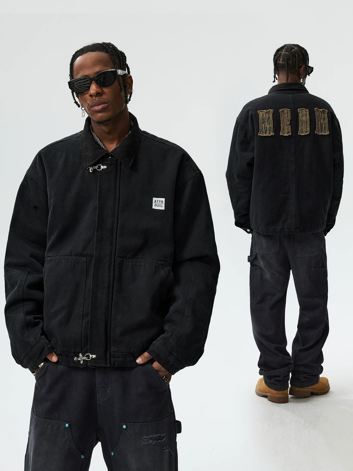 MEDM Camouflage Logo Patch Detroit Jacket