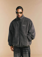 1807 ROLLTHEDICE Printed Sherpa Jacket